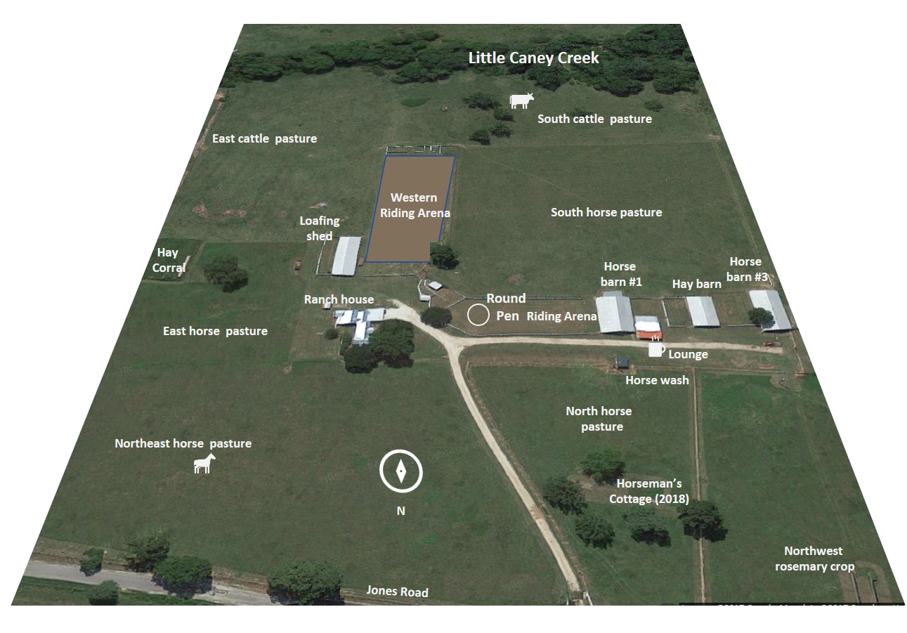 Ranch aerial view